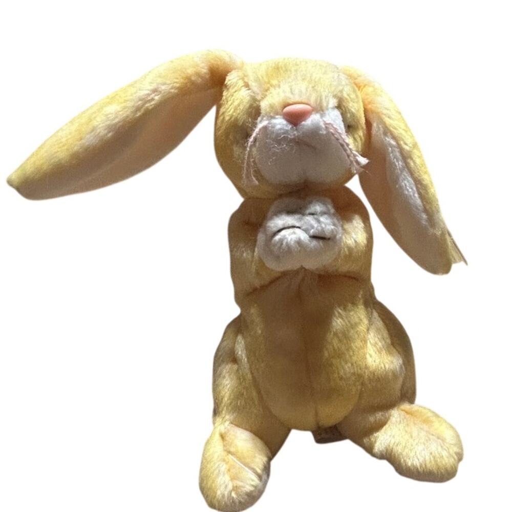 Ty Beanie Baby Grace yellow bunny released 2000